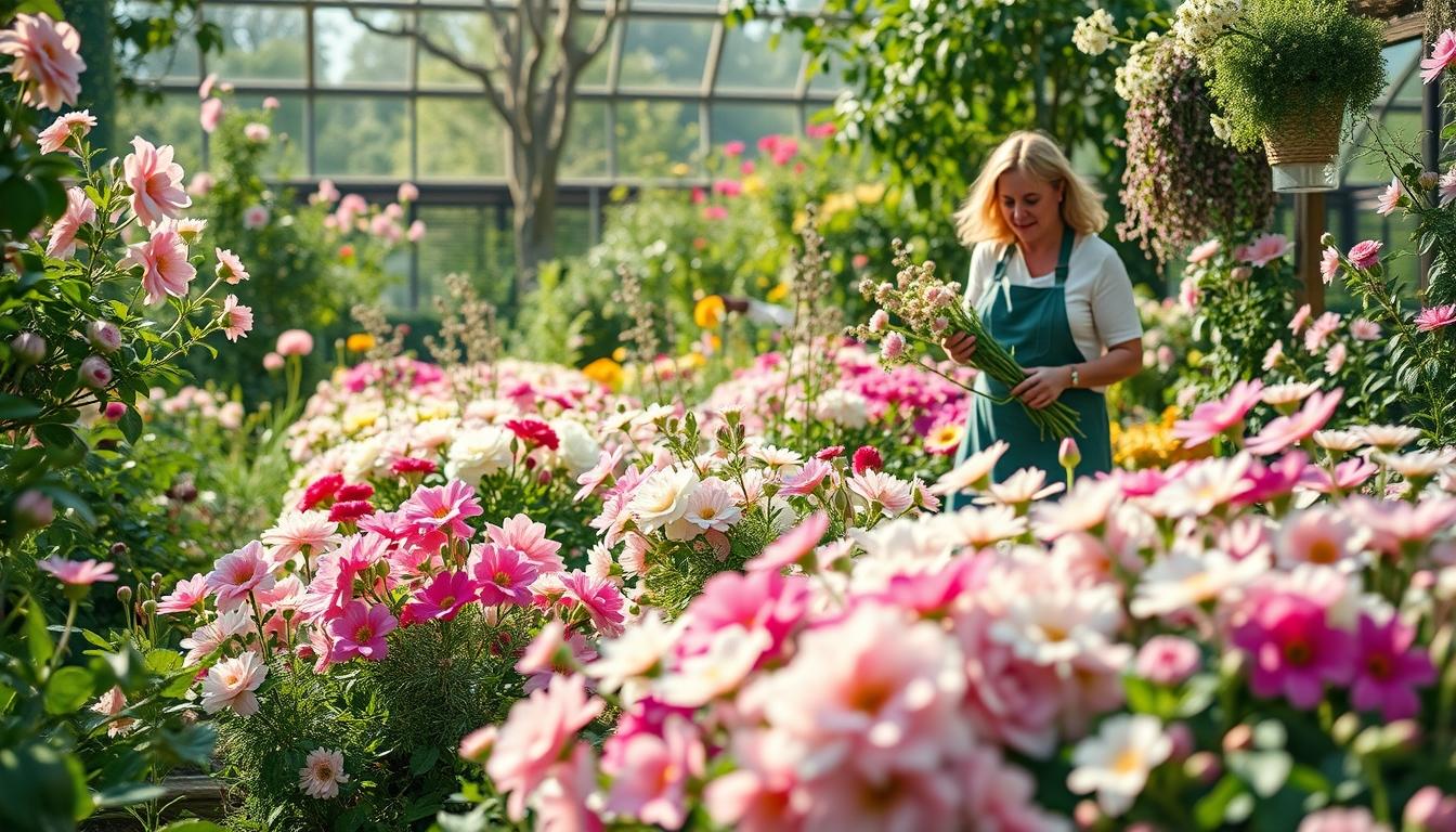 Seasonal flower arrangements
